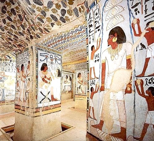 The Tomb of Sennefer on the West Bank at Luxor