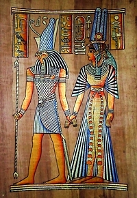 Egyptian papyrus paintings, Ancient Egypt Tomb Scenes (no: 48)