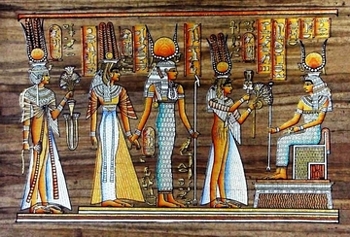 Egyptian papyrus paintings, Ancient Egypt Tomb Scenes (no: 41)