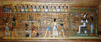 Egyptian papyrus paintings, Ancient Egypt Tomb Scenes (no: 31)