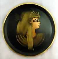 Cleopatra - Egyptian Brass  Plate