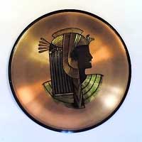 Cleopatra - Egyptian Brass  Plate