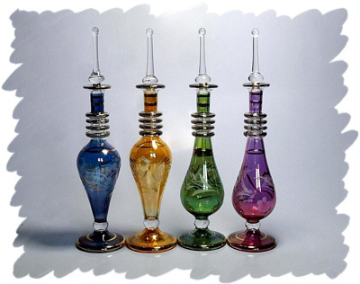 Egyptian Perfume Bottles Rings Style