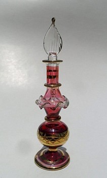 Egyptian handmade perfume bottles - fine pyrex glass - GE12