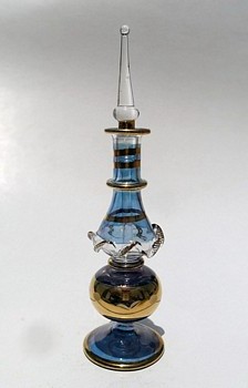 Egyptian handmade perfume bottles - fine pyrex glass - GE19
