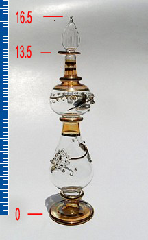 Egyptian handmade perfume bottles - fine pyrex glass - GE1
