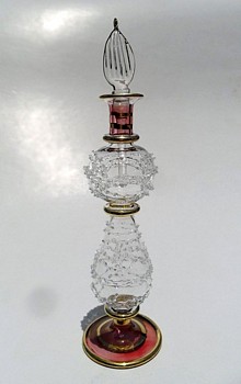 Egyptian handmade perfume bottles - fine pyrex glass - GE21