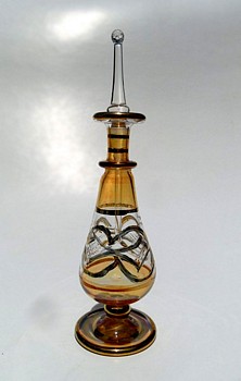 Egyptian handmade perfume bottles - fine pyrex glass - GE24