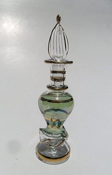 Egyptian handmade perfume bottles - fine pyrex glass - GE28