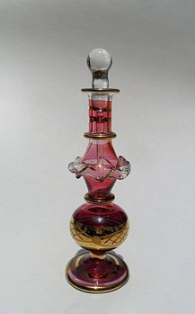 Egyptian handmade perfume bottles - fine pyrex glass - GE3