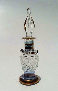 Egyptian handmade perfume bottles - fine pyrex glass - GE33