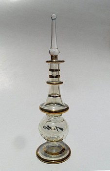 Egyptian handmade perfume bottles - fine pyrex glass - GE4