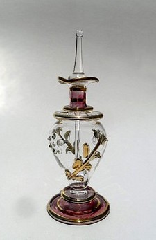 Egyptian handmade perfume bottles - fine pyrex glass - GE5