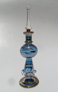 Egyptian handmade perfume bottles - fine pyrex glass - GE7