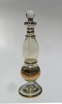 Egyptian handmade perfume bottles - fine pyrex glass - GE8
