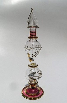 Egyptian handmade perfume bottles - fine pyrex glass - GE9