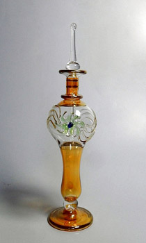 Egyptian handmade perfume bottles - fine pyrex glass - MTZ 12