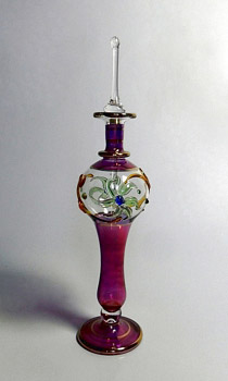 Egyptian handmade perfume bottles - fine pyrex glass - MTZ 21