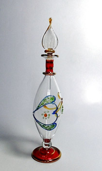 Egyptian handmade perfume bottles - fine pyrex glass - MTZ 22