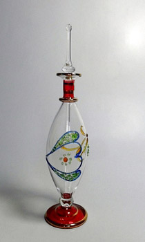 Egyptian handmade perfume bottles - fine pyrex glass - MTZ 23
