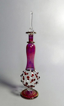 Egyptian handmade perfume bottles - fine pyrex glass - MTZ 25