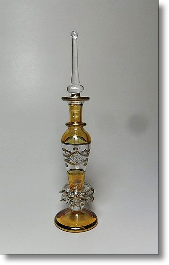 Egyptian handmade perfume bottles - fine pyrex glass - MT11