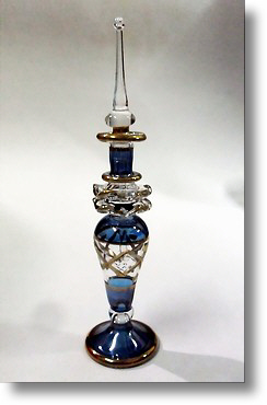 Egyptian handmade perfume bottles - fine pyrex glass - MT12