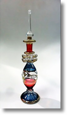 Egyptian handmade perfume bottles - fine pyrex glass - MT13