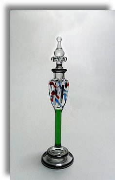 Egyptian handmade perfume bottles - fine pyrex glass - MT21