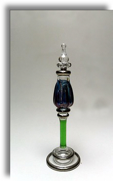 Egyptian handmade perfume bottles - fine pyrex glass - MT22