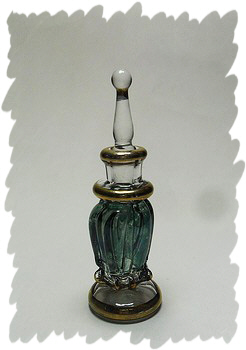 Egyptian handmade perfume bottles - fine pyrex glass - MT35