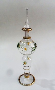 Egyptian handmade perfume bottles - fine pyrex glass - MTZ 10