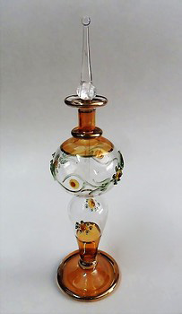 Egyptian handmade perfume bottles - fine pyrex glass - MTZ 11