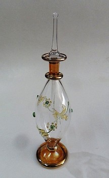 Egyptian handmade perfume bottles - fine pyrex glass - MTZ 2