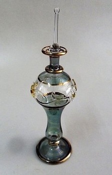 Egyptian handmade perfume bottles - fine pyrex glass - MTZ 3
