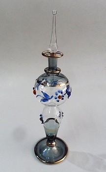 Egyptian handmade perfume bottles - fine pyrex glass - MTZ 6