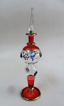 Egyptian handmade perfume bottles - fine pyrex glass - MTZ 8