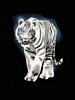 Tiger Black Velvet Painting