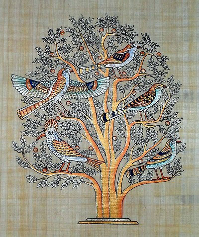 Tree of Life - Ancient Egyptian Papyrus Painting - Ancient Egypt Papyr –  Ancient Egyptian Paintings