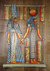 Egyptian papyrus paintings, Ancient Egypt Tomb Scenes (no: 46)