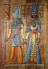 Egyptian papyrus paintings, Ancient Egypt Tomb Scenes (no: 48)