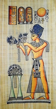 Egyptian papyrus paintings, Ancient Egypt Tomb Scenes (no: 49)