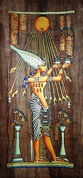 Egyptian papyrus paintings, Ancient Egypt Tomb Scenes (no: 50)