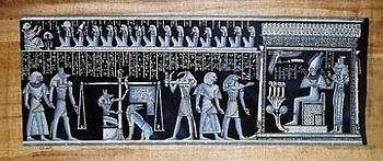 Egyptian papyrus paintings, Ancient Egypt Tomb Scenes (no: 33)