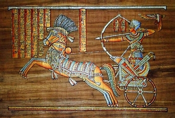 Egyptian papyrus paintings, Ancient Egypt Tomb Scenes (no: 40)