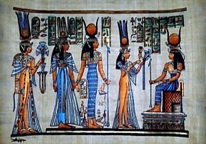 Isis, Nefertari Papyrus Painting