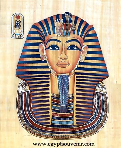 Egyptian papyrus paintings - Tut Ankh Amun Papyrus