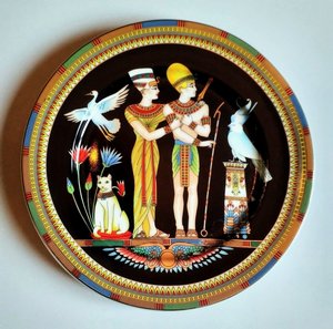 Egyptian Porcelain Plate