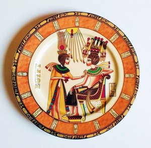 Egyptian Porcelain Plate