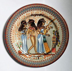 Egyptian Porcelain Plate:   PORP04